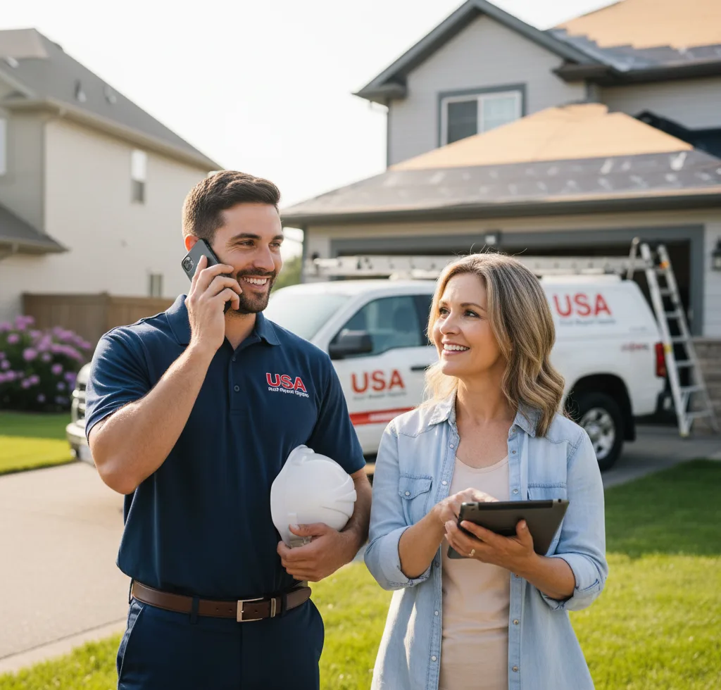 USA Roof Repair Experts customer support in Alexandria